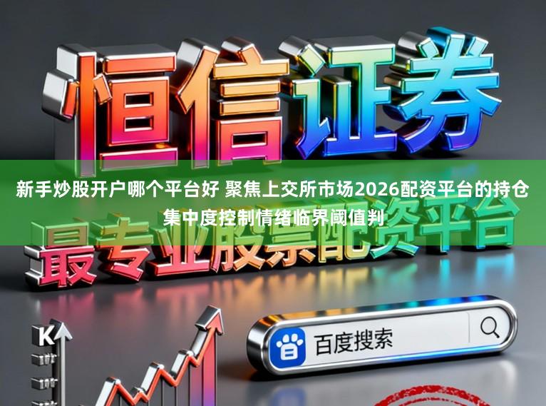 新手炒股开户哪个平台好 聚焦上交所市场2026配资平台的持仓集中度控制情绪临界阈值判
