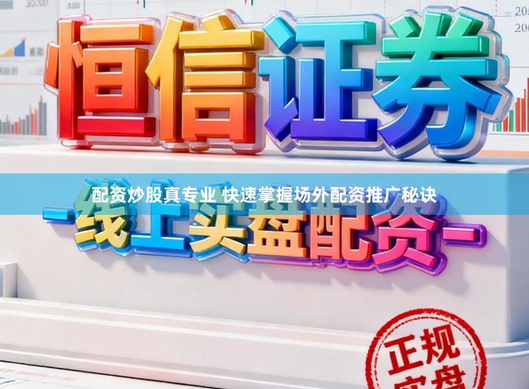 配资炒股真专业 快速掌握场外配资推广秘诀